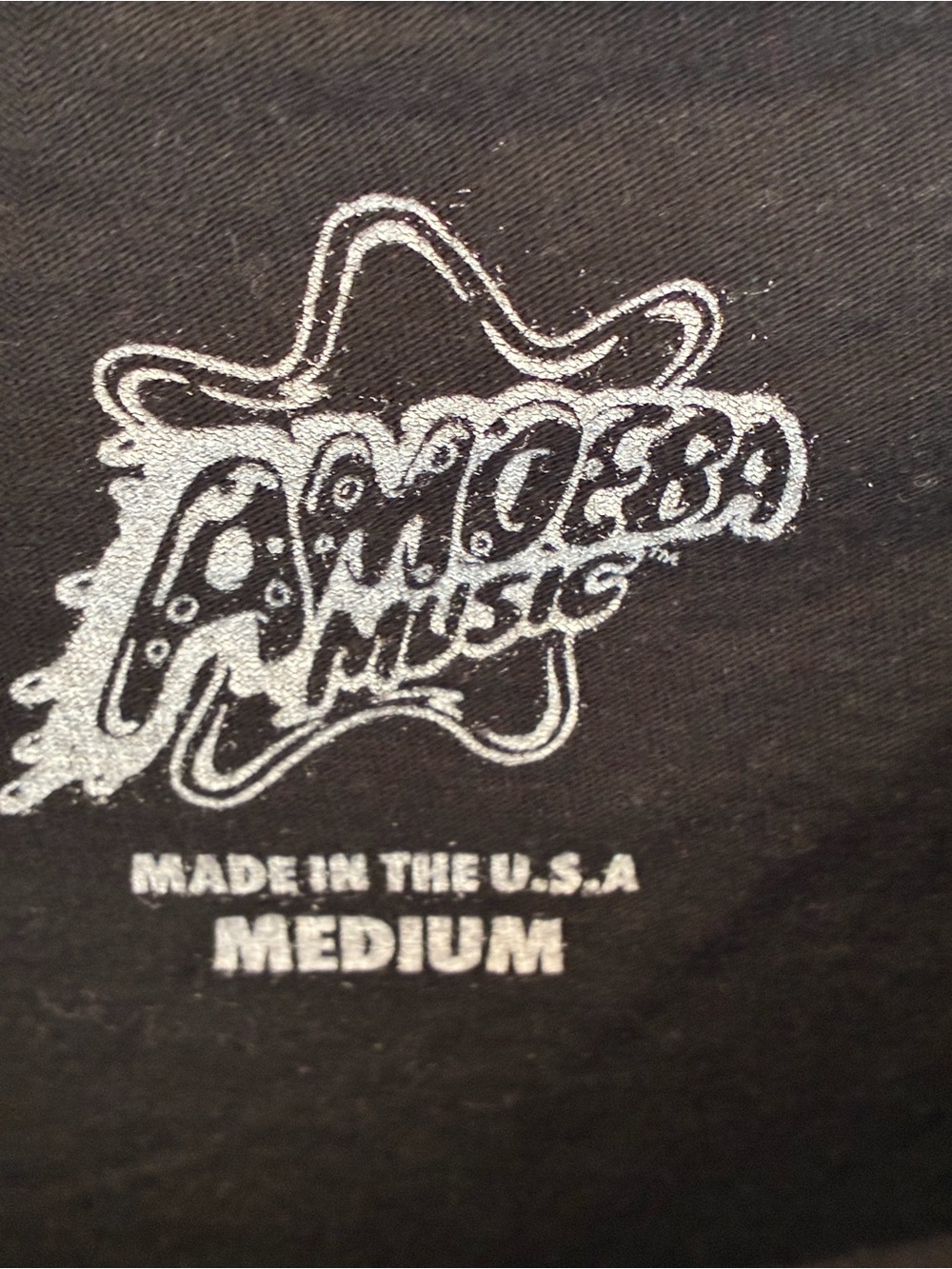 Logo Black Amoeba Music Womens T Shirt size M - Picture 2 of 4